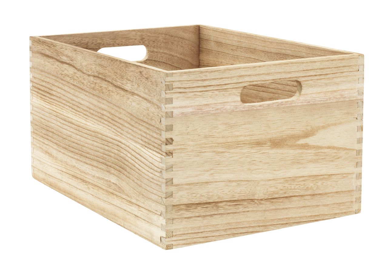 Basket THORMOD W40xL30x22cm natural JYSK