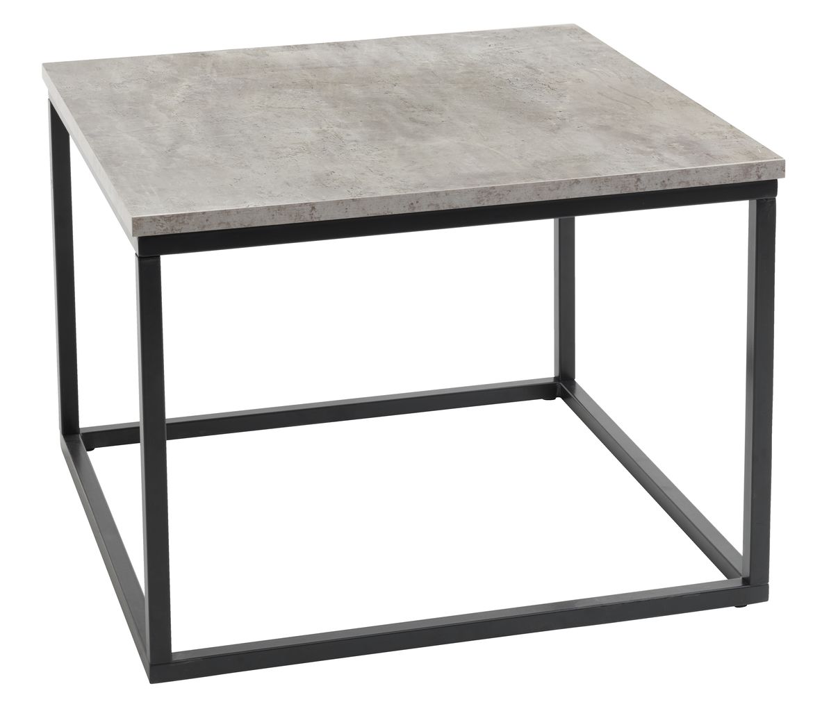 Beistelltisch DOKKEDAL 60x60 beton/schw. JYSK