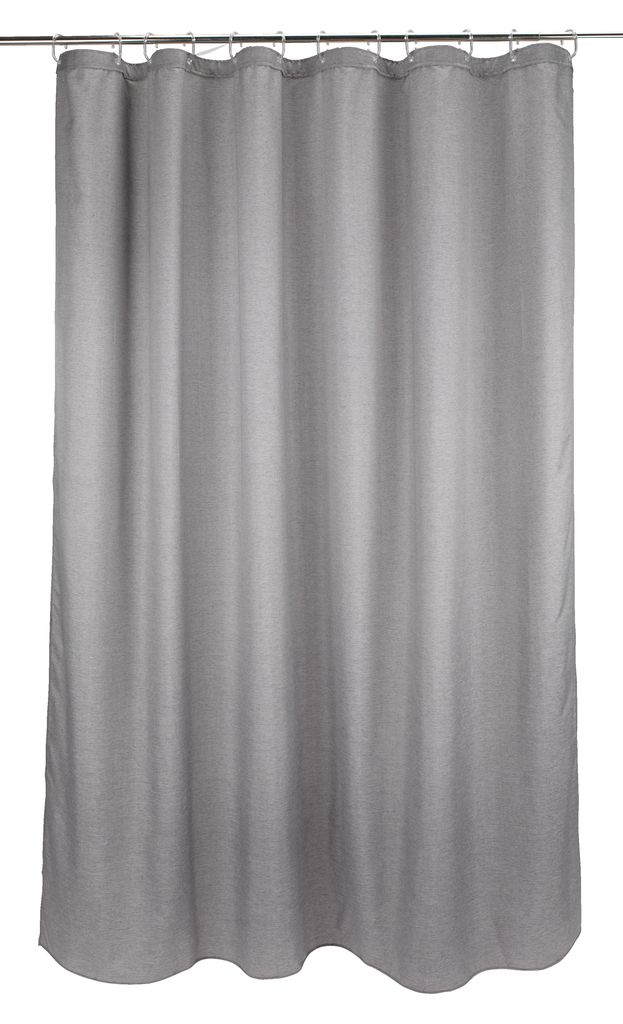 Shower curtain VIBBLE 180x200 grey JYSK