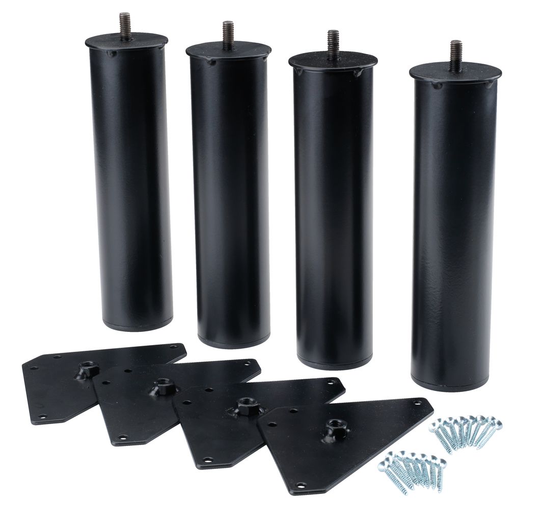 Boxben Ø5xH23cm sort 4 stk/pk JYSK