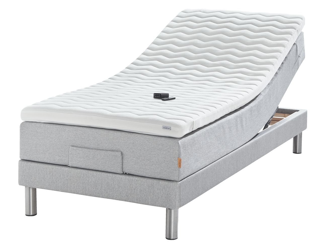 Elektrisch bed 90x210 GOLD traagschuim grijs-27 |