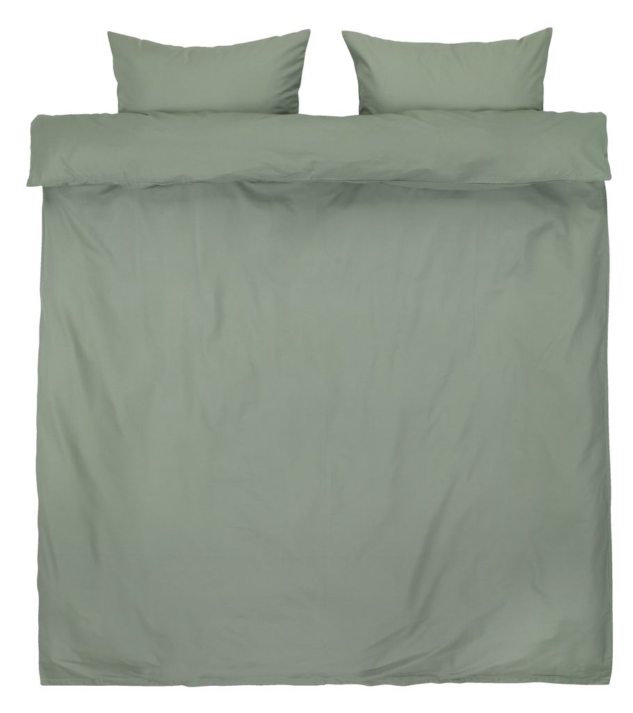 Duvet cover set ELLEN Double green JYSK