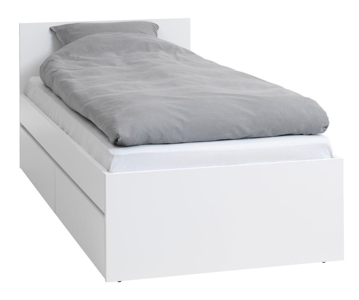 Bed frame LIMFJORDEN SGL 90x200 white JYSK