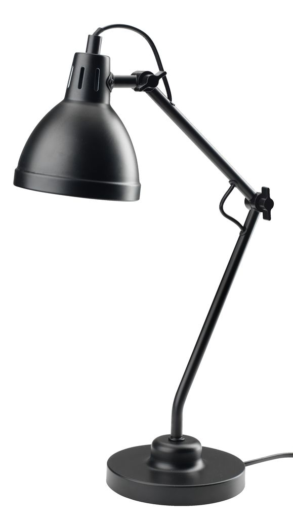 Lampa stołowa PATRIK Ś14xW45cm czarny