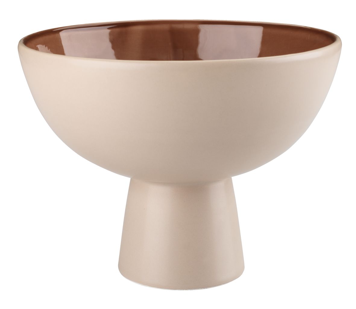 Bowl CHRIS D21xH16cm beige/terracotta JYSK
