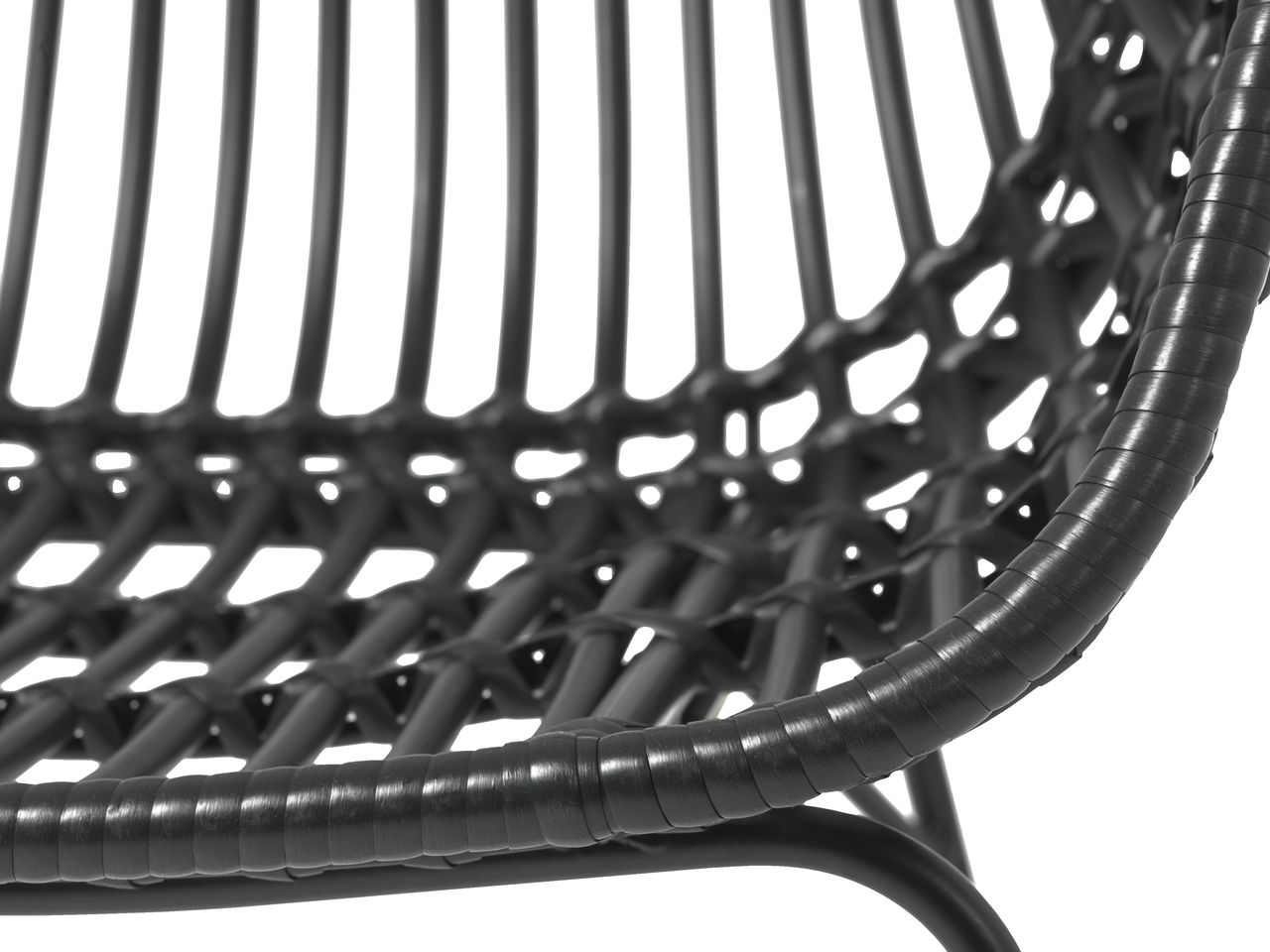 Krzesło ogrodowe ILDERHUSE czarny