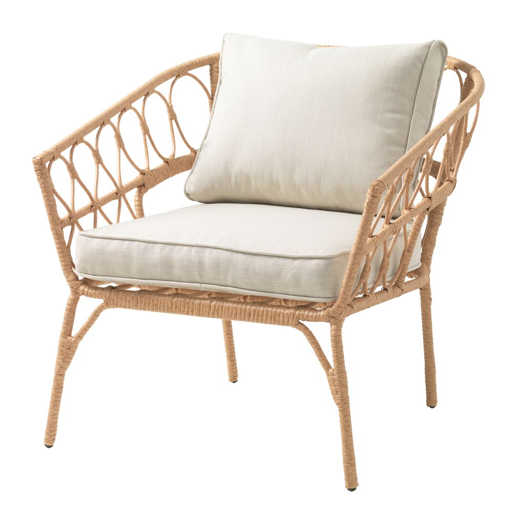 Fauteuil lounge JENNUM naturel JYSK