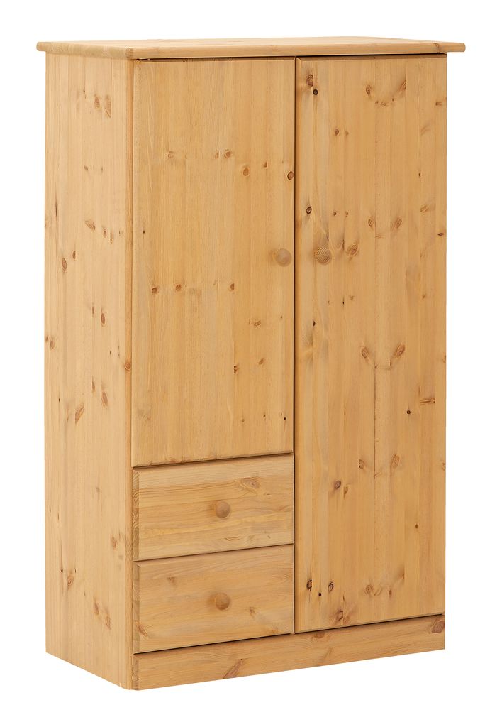 Kleiderschrank Maja 94x148 Gebeizt Danisches Bettenlager 