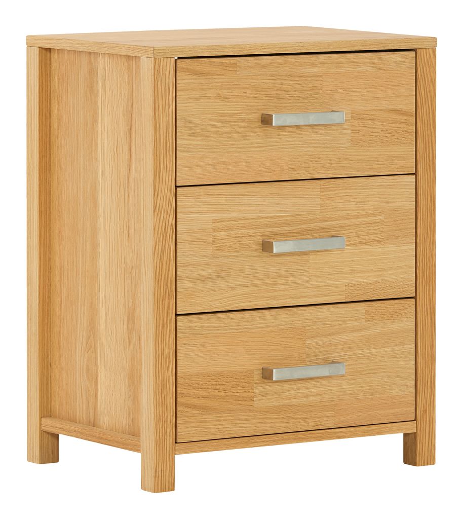 Kommode HUGGET 3 Schubladen Eiche | JYSK