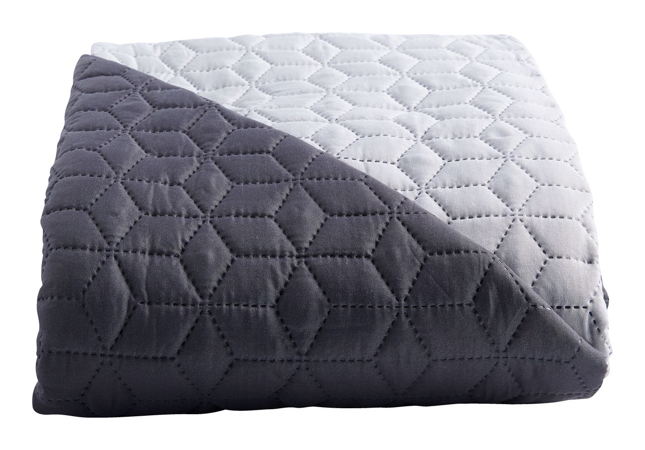 Tagesdecke ROSENTRE 160x220 grau | JYSK