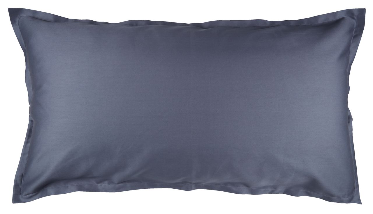 Kissenbezug Satin 40x80cm blau JYSK