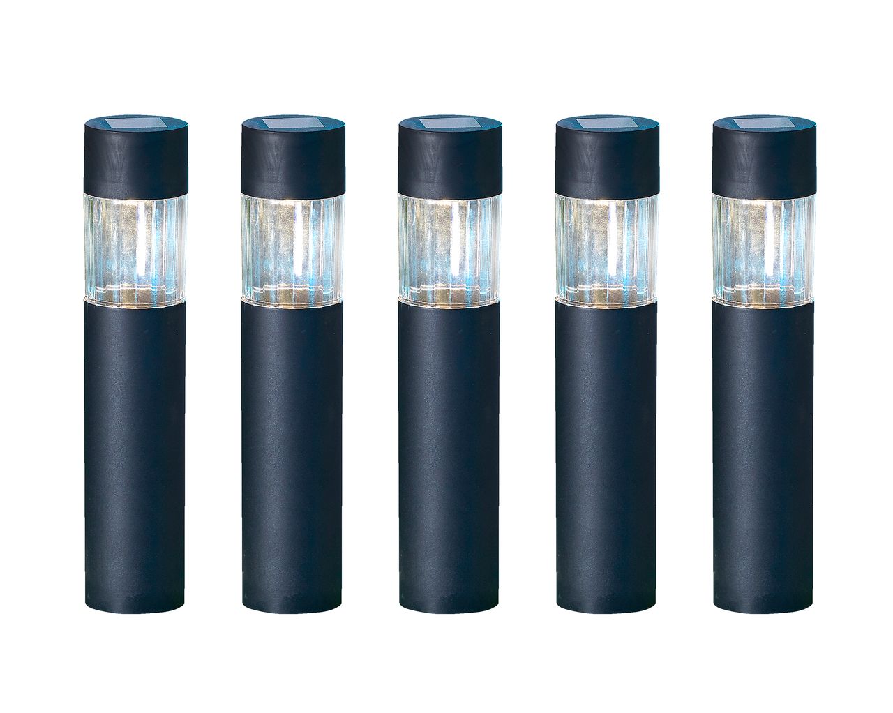 Solarlampe SVALA Ø5xH33 5Stk/Pck schwarz DÄNISCHES BETTENLAGER