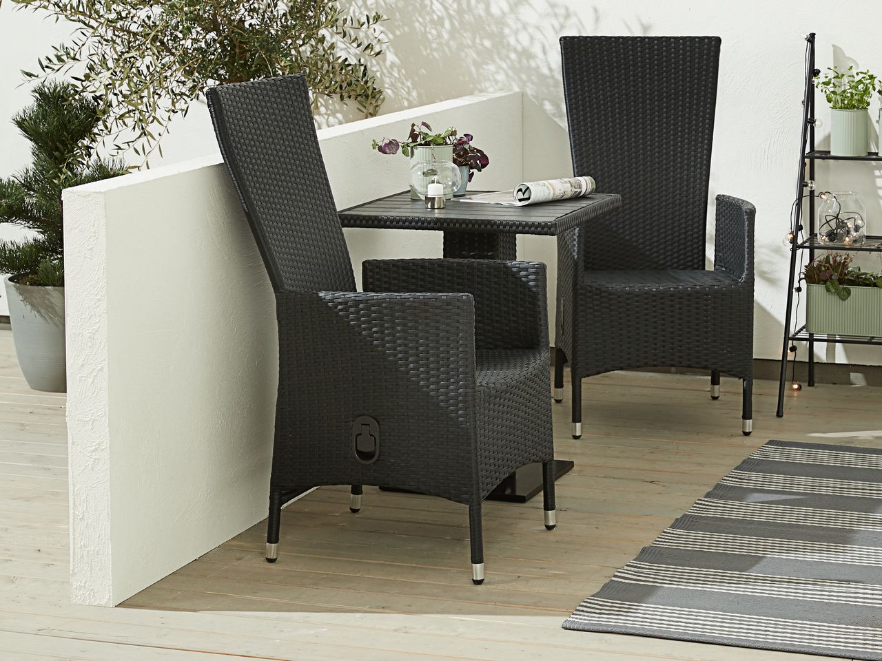 THY L60 schwarz + 2 SKIVE schwarz | JYSK