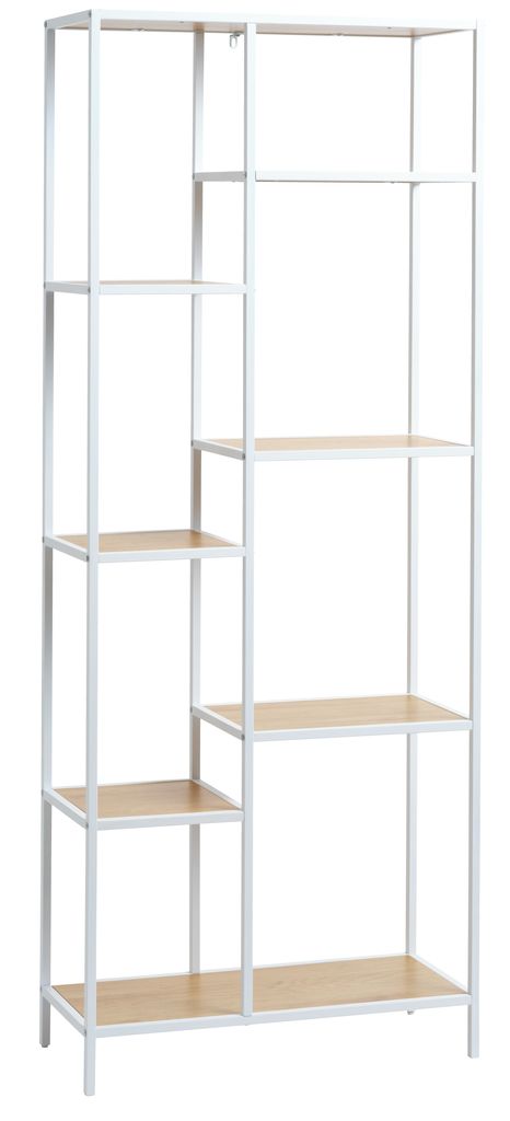 Scaffale legno bianco 175 cm MOBILE SOLO 