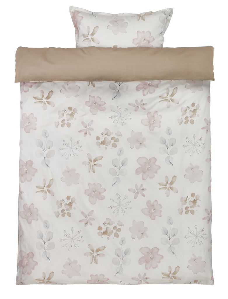 SatinBettwäsche BERIT 135x200 weiß JYSK