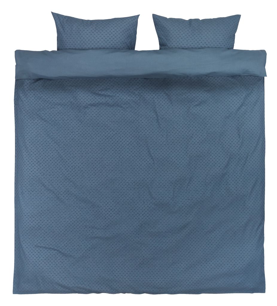 Duvet cover set DANA KNG blue JYSK