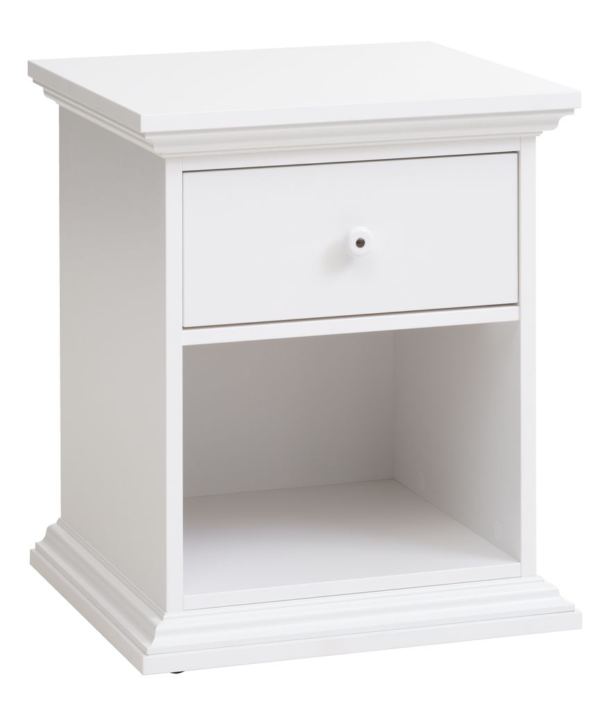 White deals bedside stand