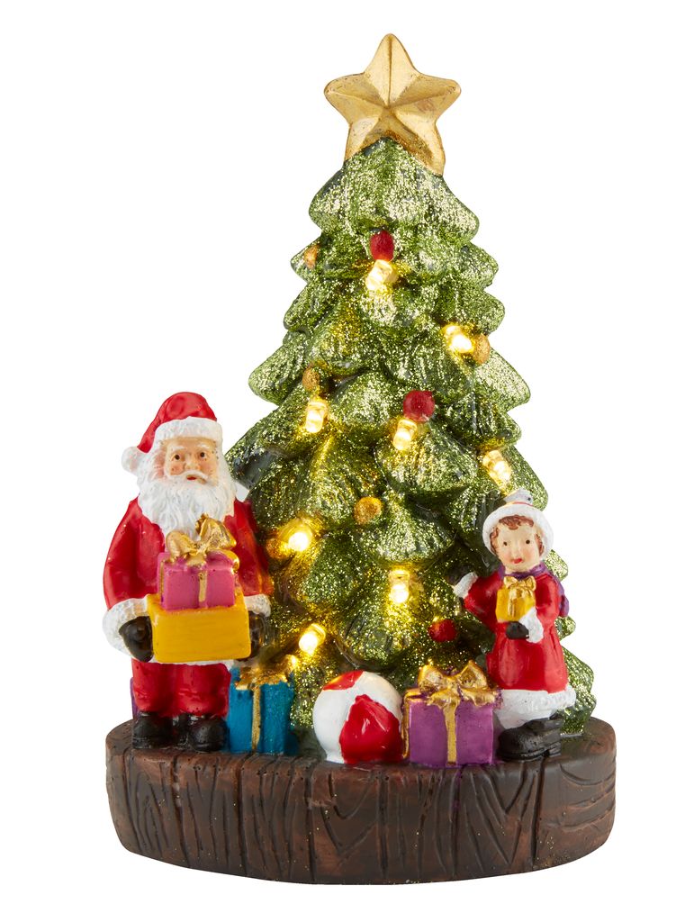Addobbi natalizi BYGGVIR H16cm albero con LED JYSK