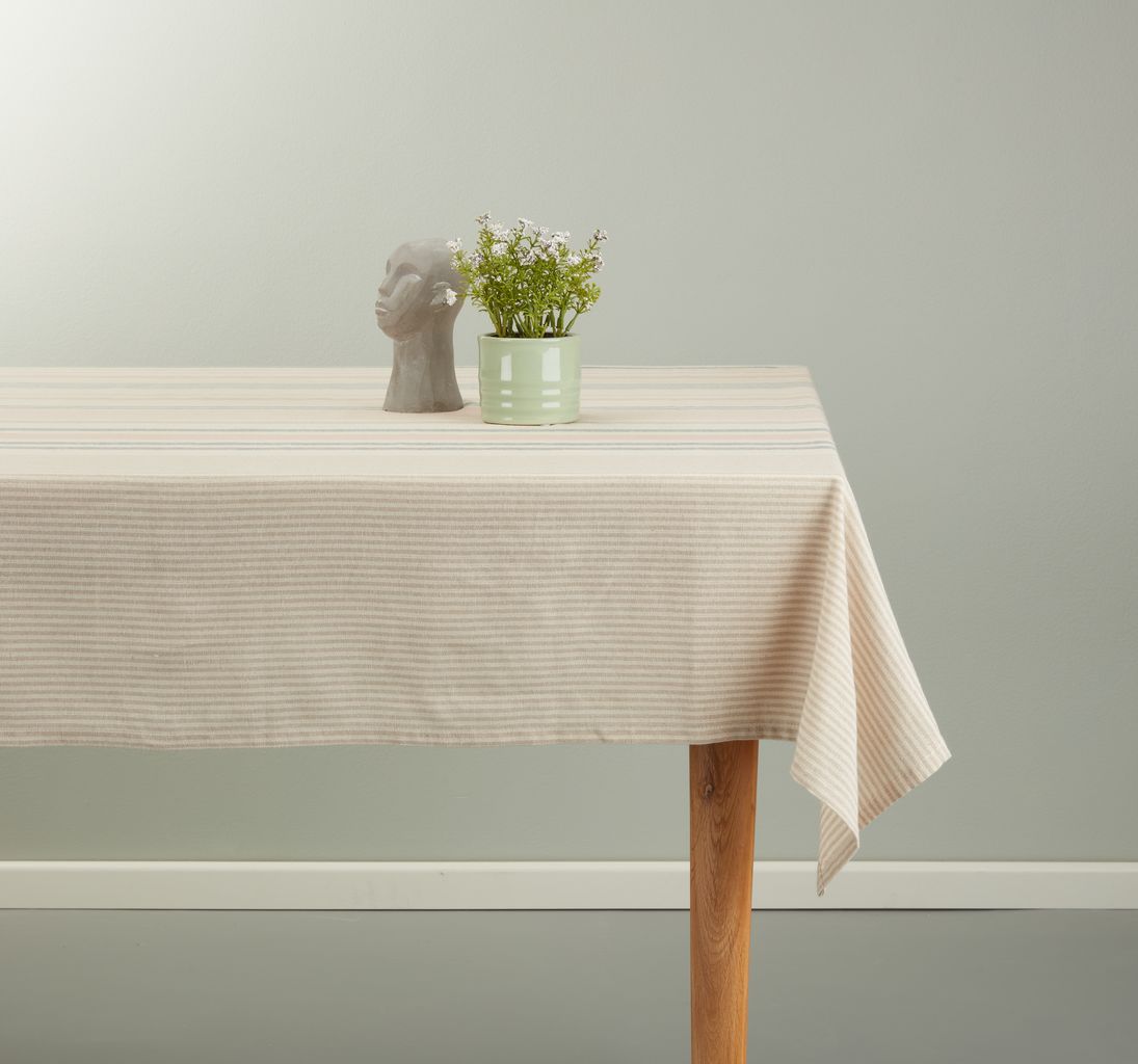 Tablecloth BUSKVIKKE 140x240 beige SDP JYSK