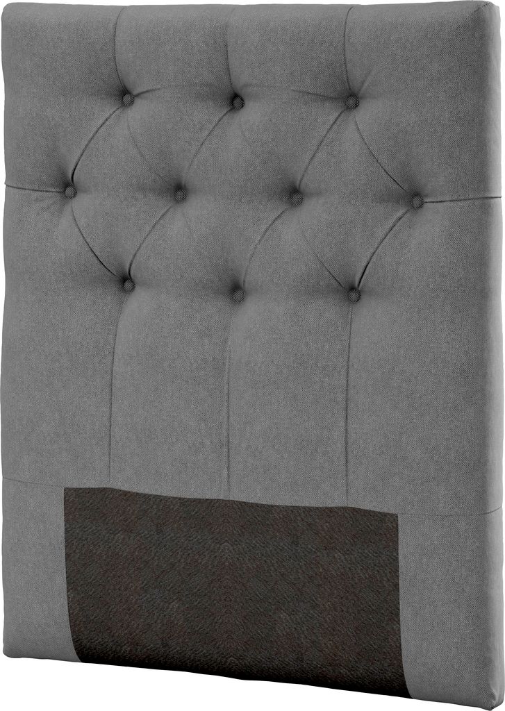 Sängynpääty 90x123cm H100 CHESTERFIELD harmaa23 JYSK