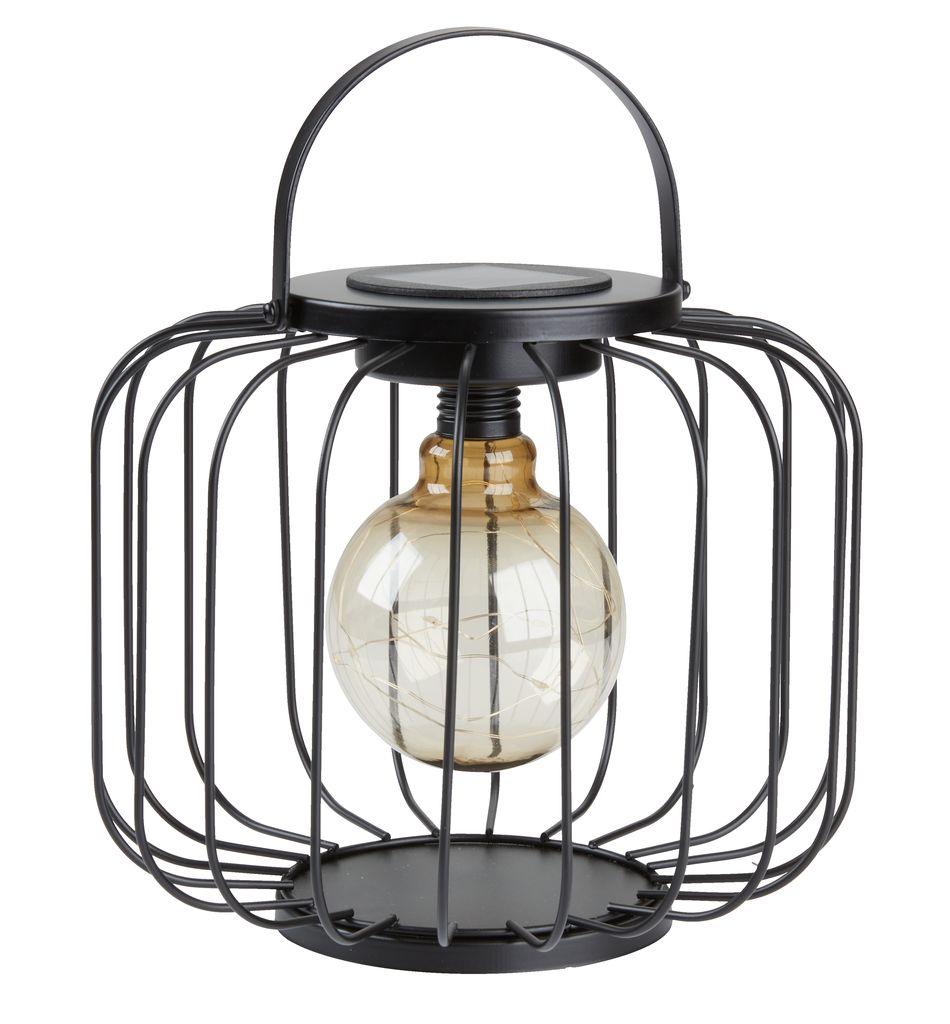 Solar lamp RUGDE D24xH29 black JYSK