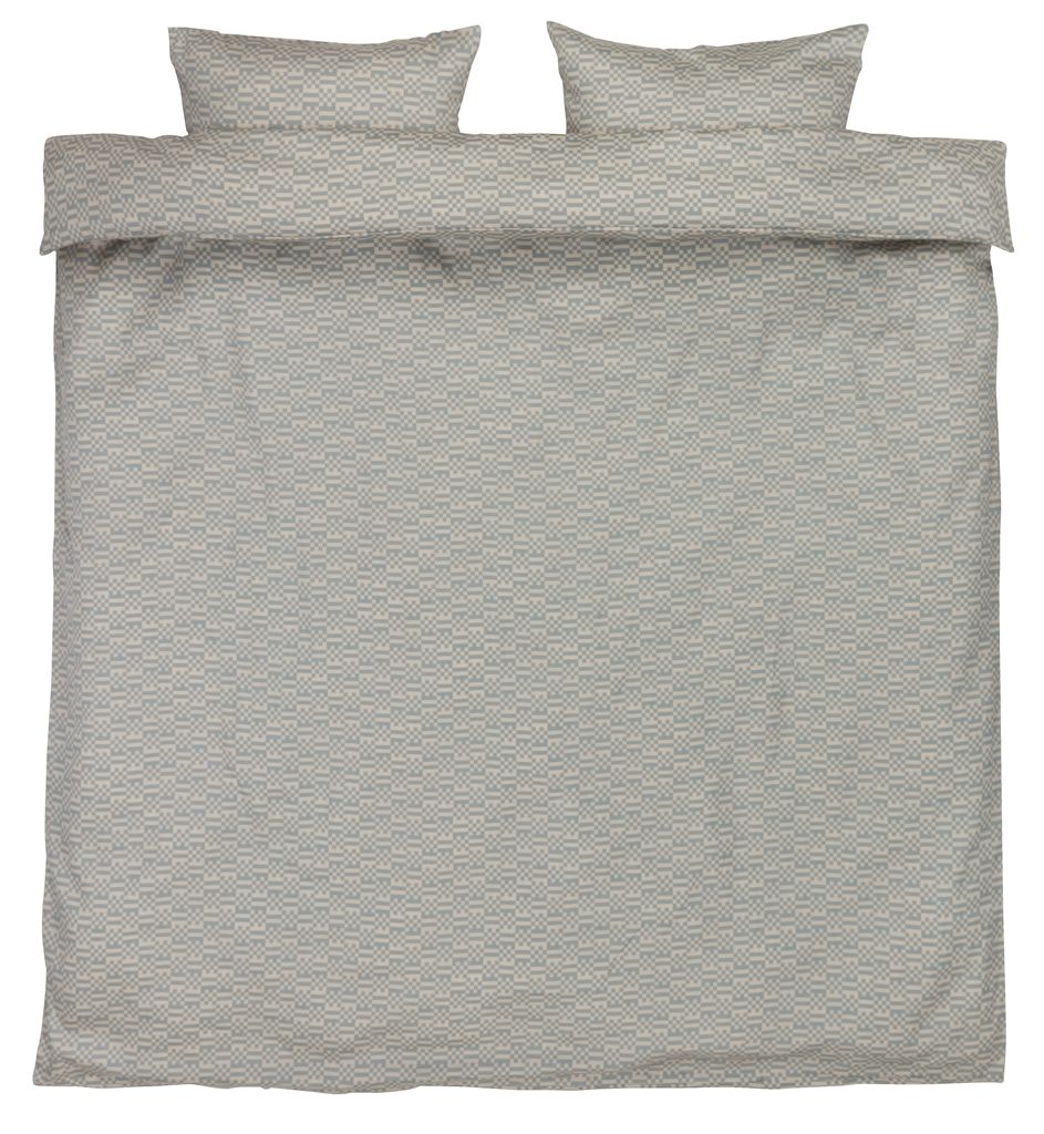 Sateen Duvet cover set TESSA Double aqua JYSK