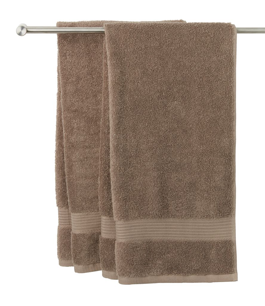 Handdoek KARLSTAD 50x100 bruin | JYSK