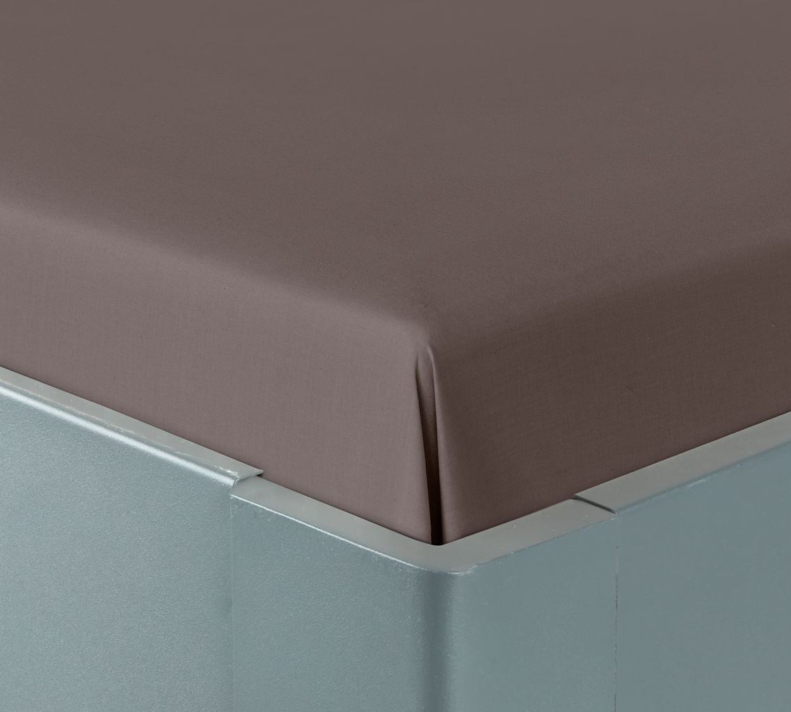 Flat sheet BOLETTE Single grey JYSK