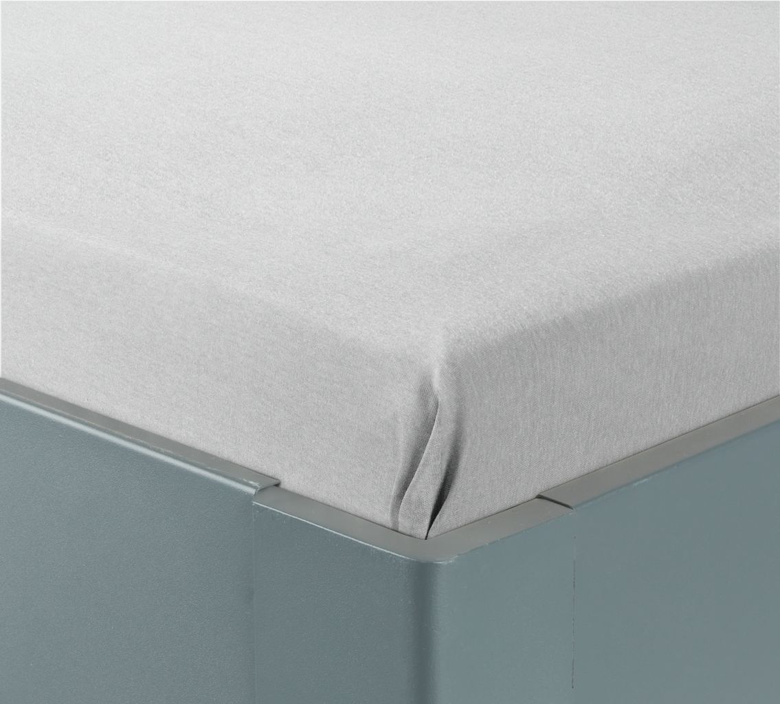 Flat sheet BOLETTE Double light grey JYSK