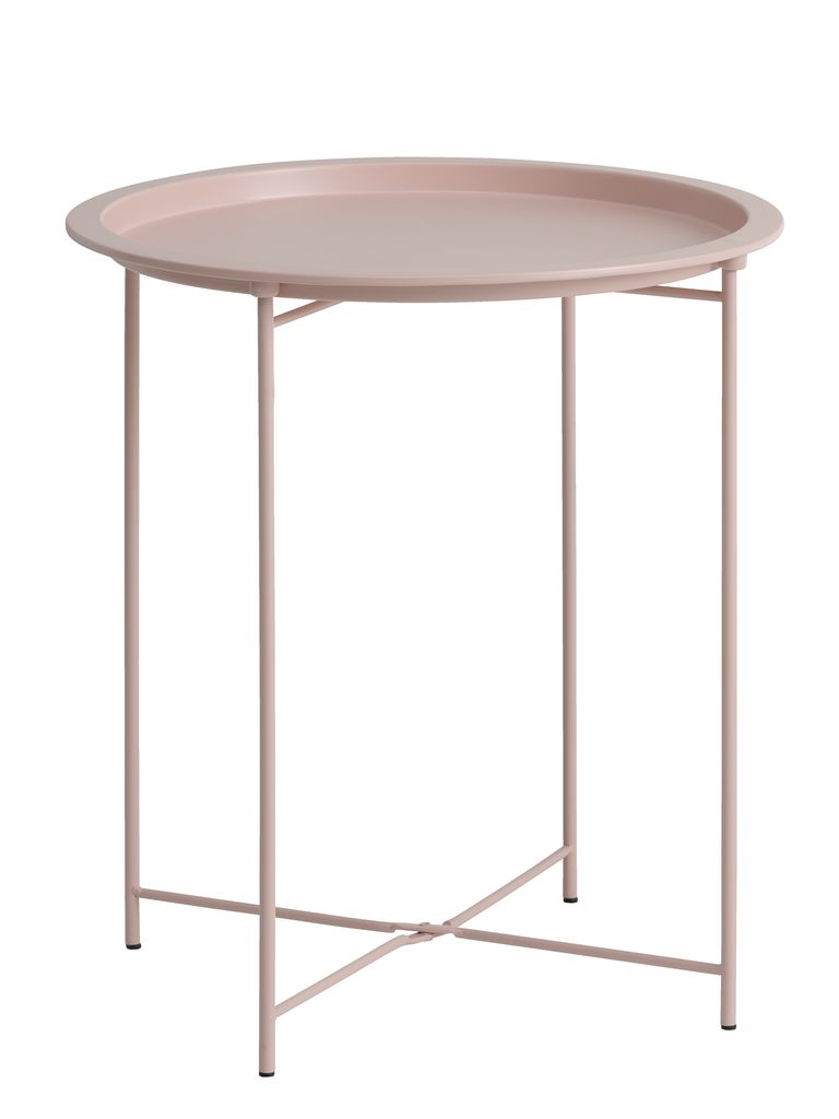 End table RANDERUP Ø47 light rose JYSK