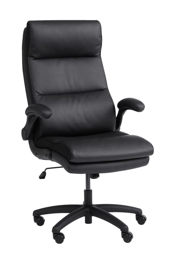 Office chair KASTBJERG black faux leather JYSK