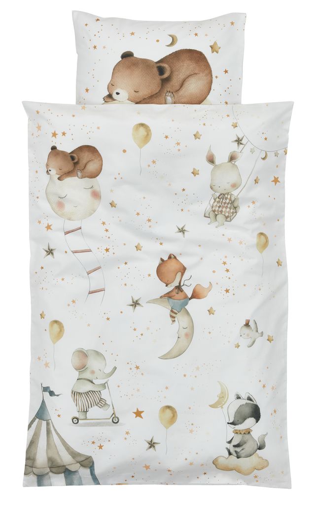 Baby duvet cover set EVY 70x100 white JYSK