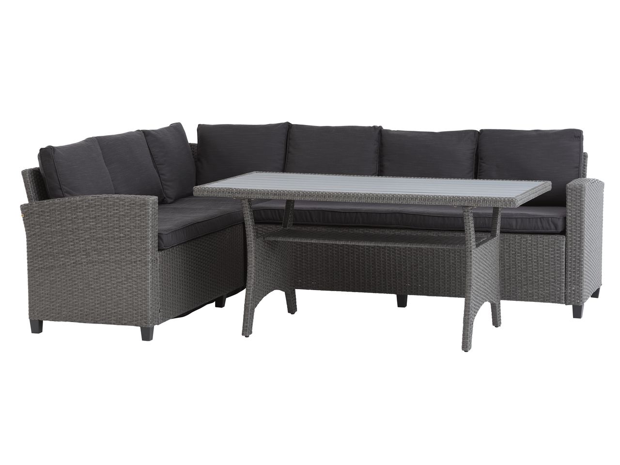 Lounge set ULLEHUSE 6seater storage grey JYSK