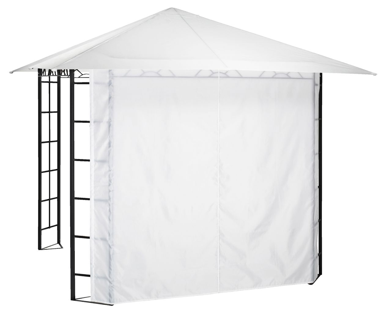 Gazebo side panel W2.3xH2m white JYSK