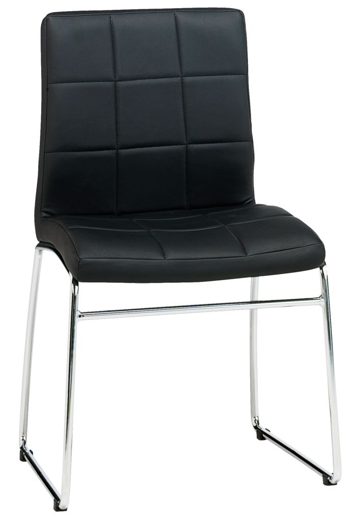 Krzesło HAMMEL czarny/chrom