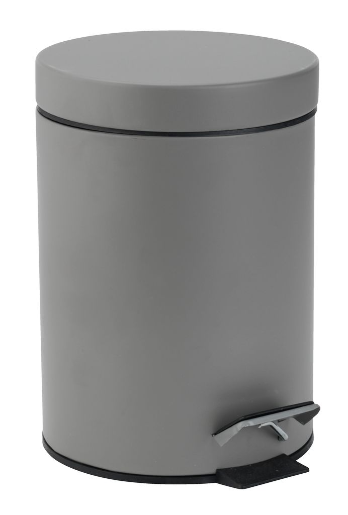 Cubo pedal MALA 3L gris metal pintado | JYSK