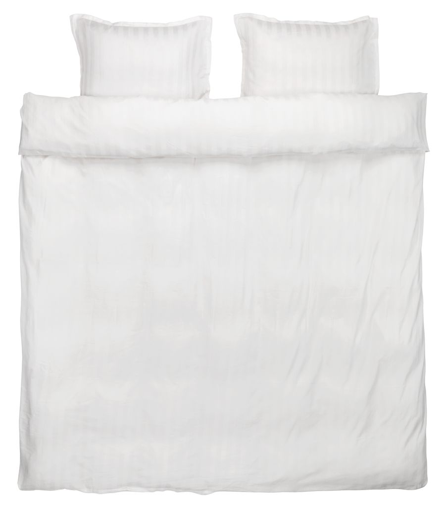 White satin duvet cover set