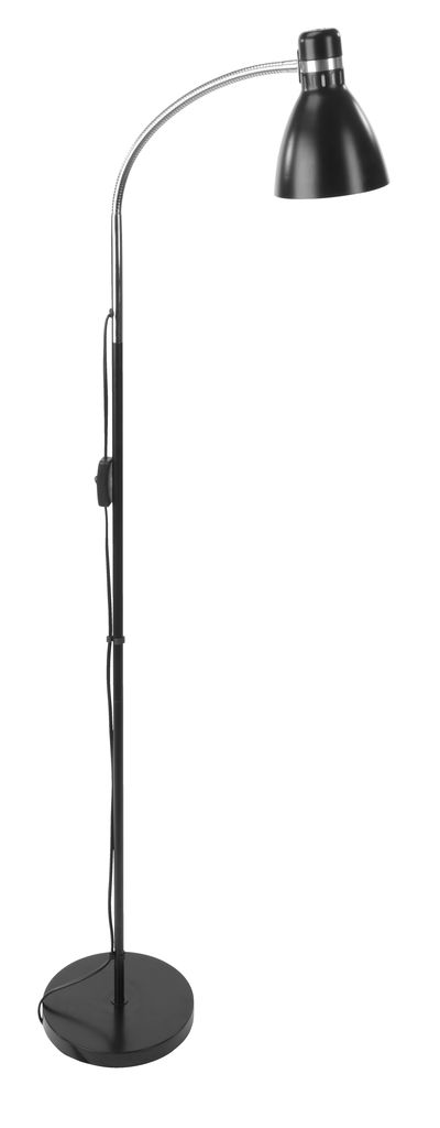 Suradam oppervlakkig industrie Staande lamp HANSSON H155cm zwart | JYSK