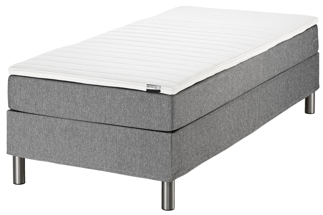 Boxspring 90x200 C5 grijs-22