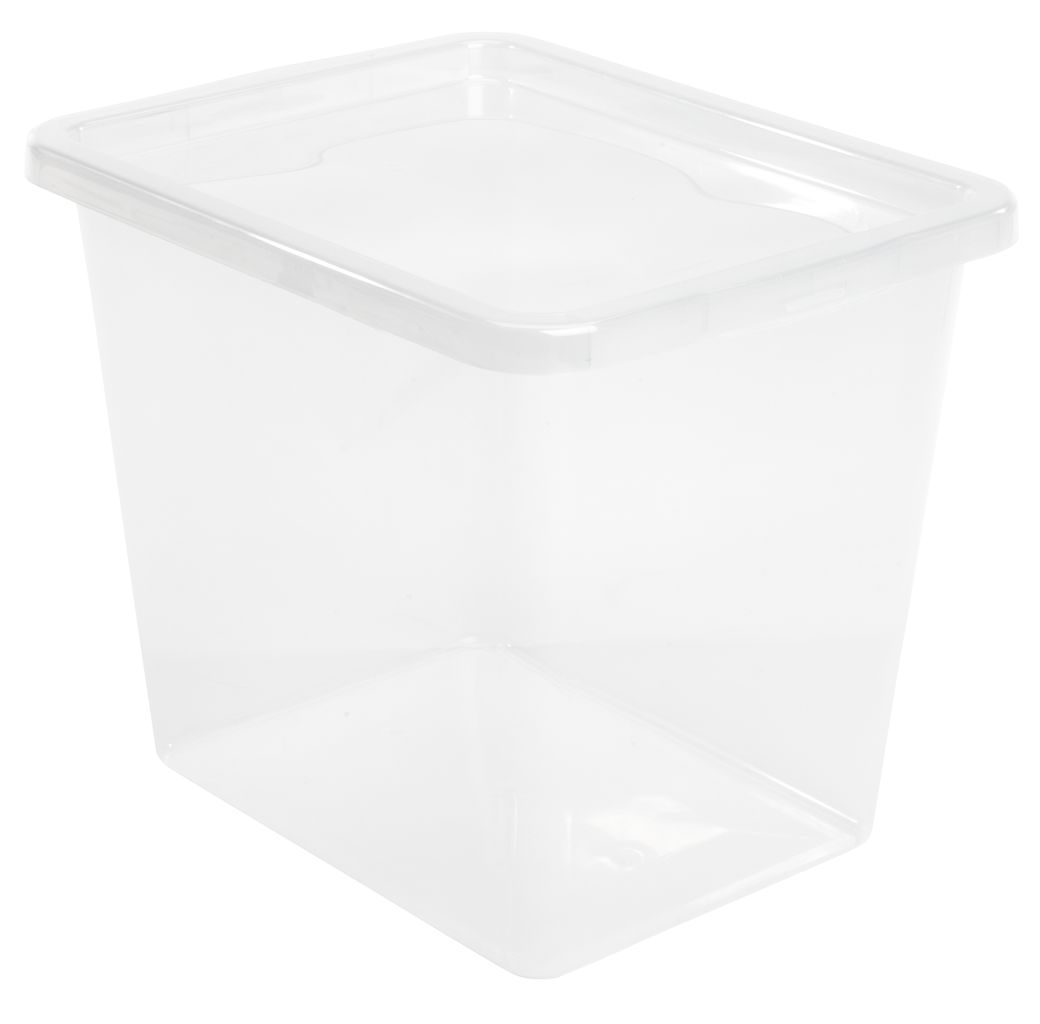 Storage box BASIC BOX 31L w/lid JYSK