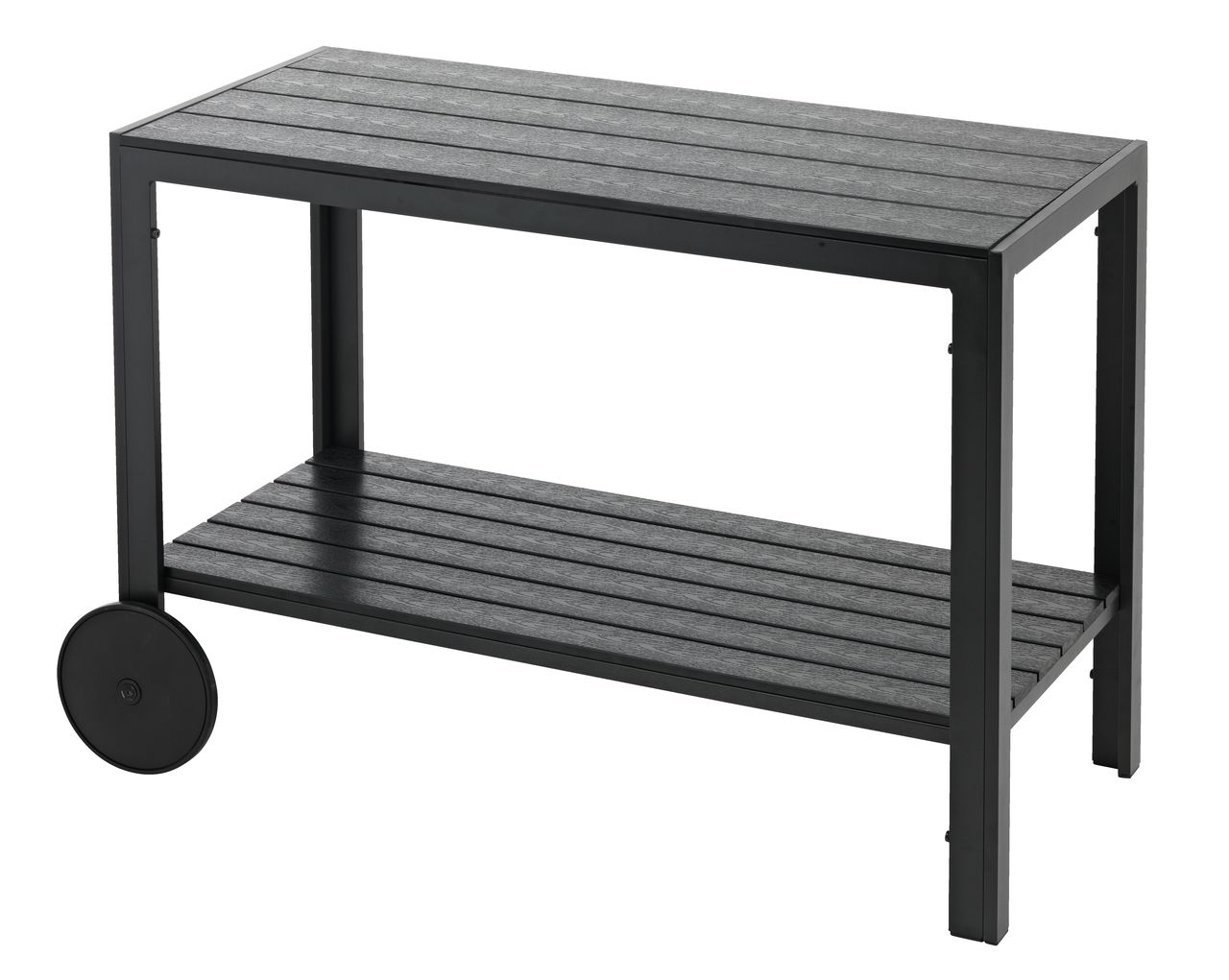 Black storage cart