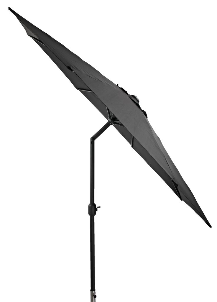 Market parasol AGGER D300 black JYSK