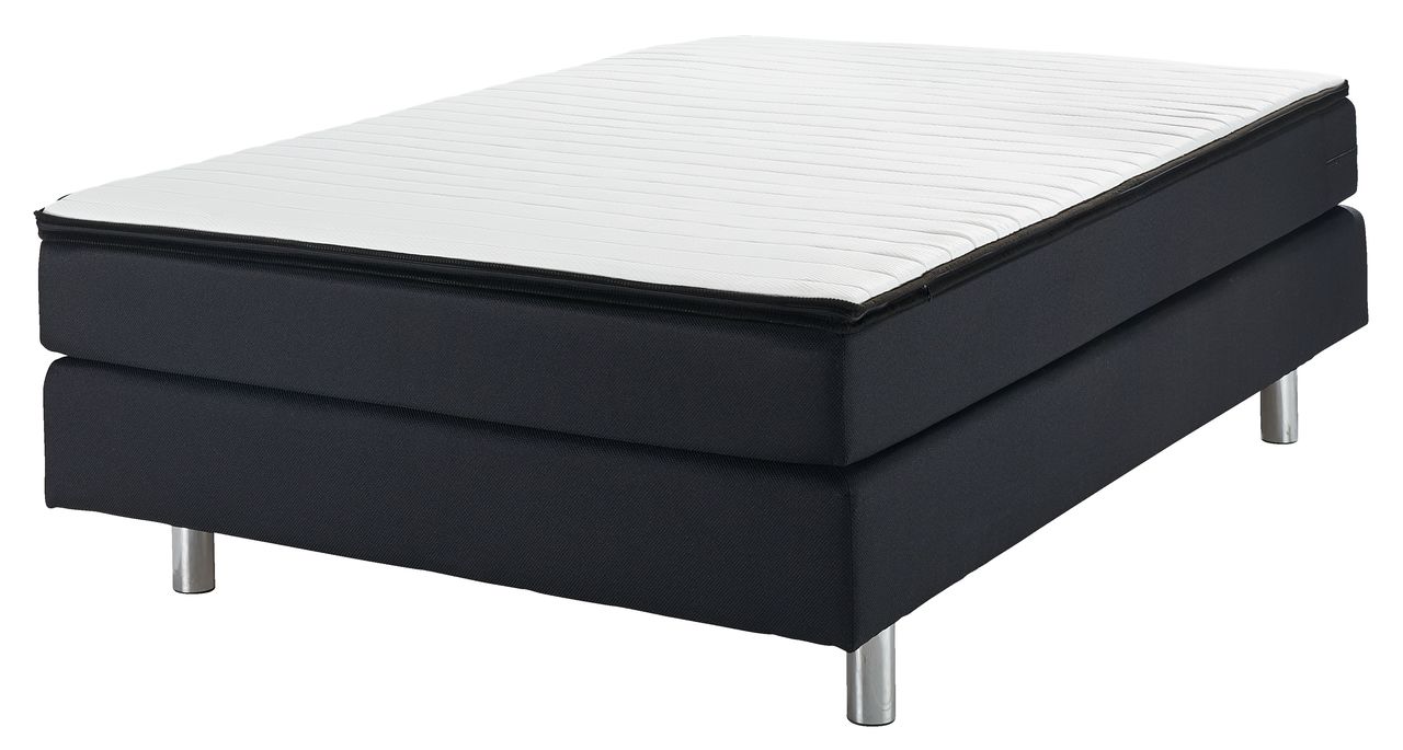 Boxspring 120x200 PLUS C15 zwart07 JYSK