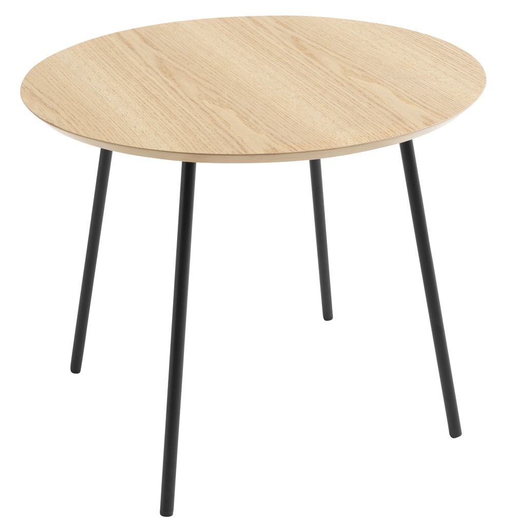 End table TERP D55 cm oak/black | JYSK