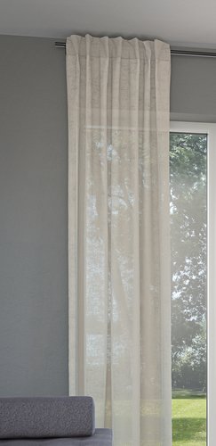 Függöny UNNEN 1x140x300 len-szerű homok