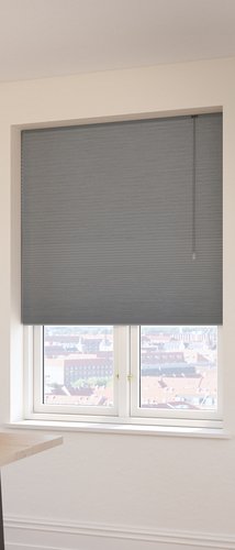 Plisségardin FUR 100x130cm lysdempende dobbel grå