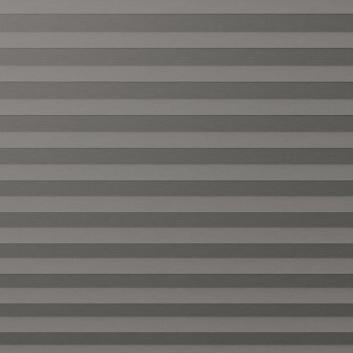 Plisségardin FYN 140x160 lysdemp grå