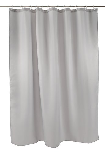Shower curtain SIBO 180x200 light grey