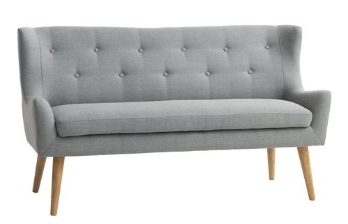 Sofa SVELVIK 2-pers. lysegrå