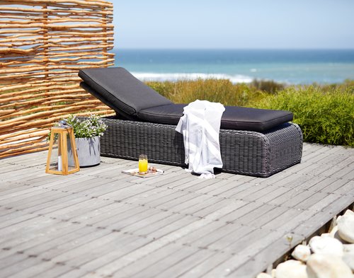 Leżak TAMBOHUSE S76xD206 szary | JYSK